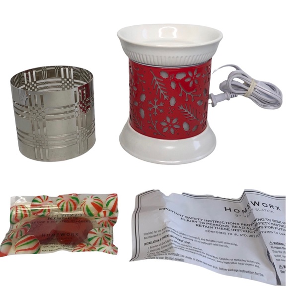Harry Slatkin HomeWorx Illuminated Fragrance Warmer with 2 Sleeves & Gelables - Picture 4 of 13